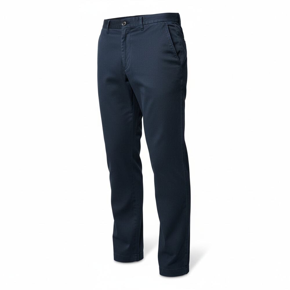 J. Crew Bowery Classic Fit Mens Flat Front Chinos 34x30 Navy